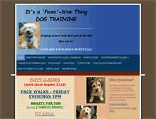 Tablet Screenshot of itsapawsitivething.com